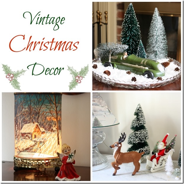 Vintage Christmas Decor - Sweet Pea